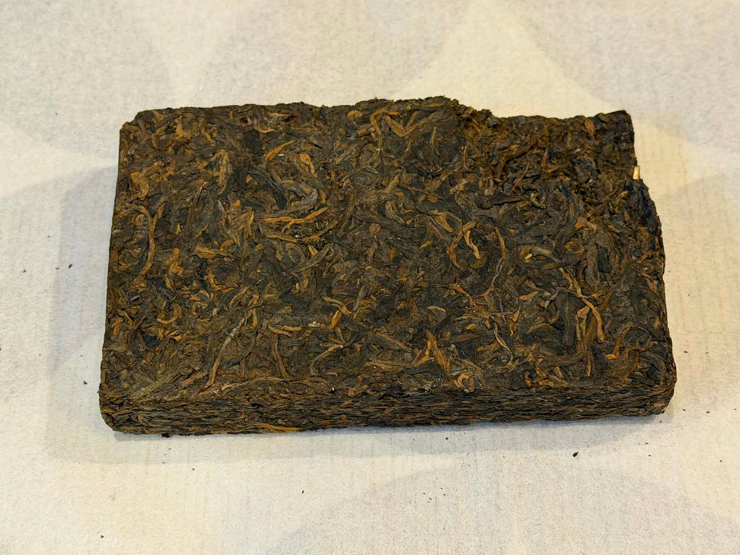 1980s Glossy Paper Special Grade Raw Puerh Brick