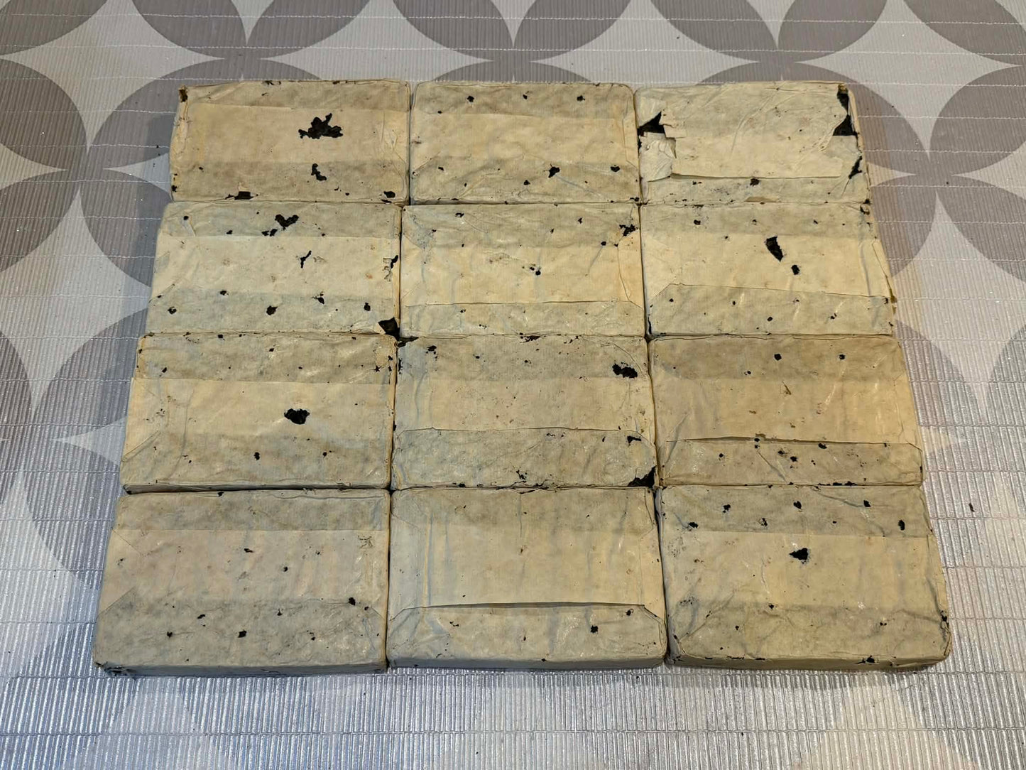 1980s Glossy Paper Special Grade Raw Puerh Brick