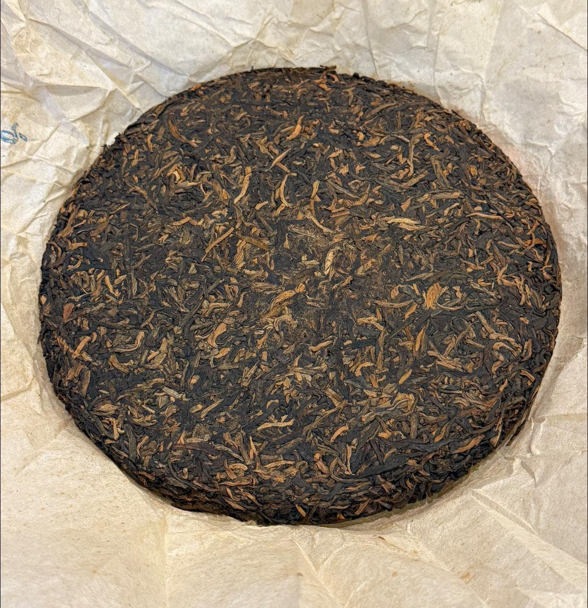 2003 Canghai "Gongming" Nannuo Mountain Ancient Tree Cake Raw Puerh