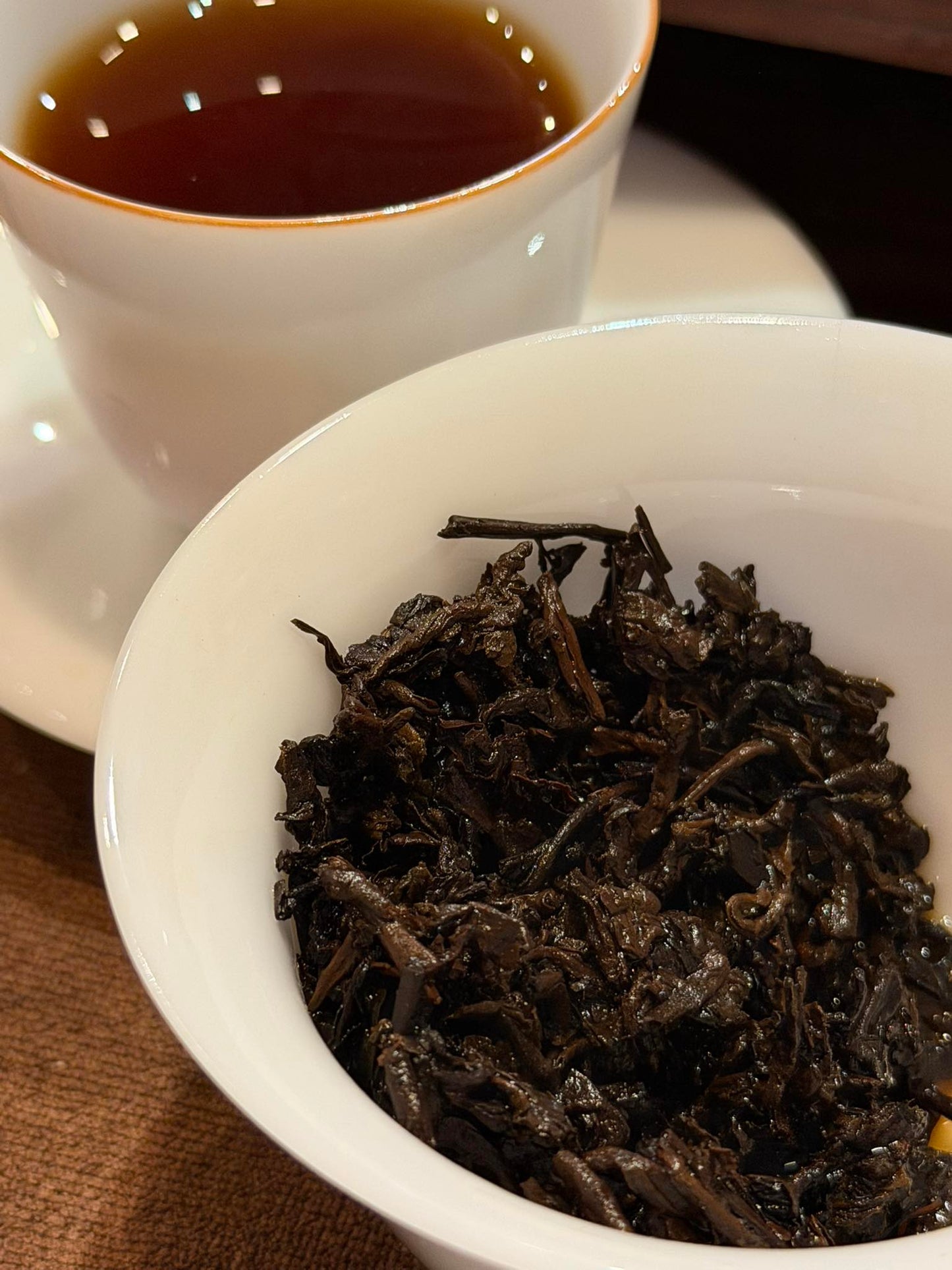 2005 Langhe "Gong Ting" Palace Round Cake Ripe Puerh