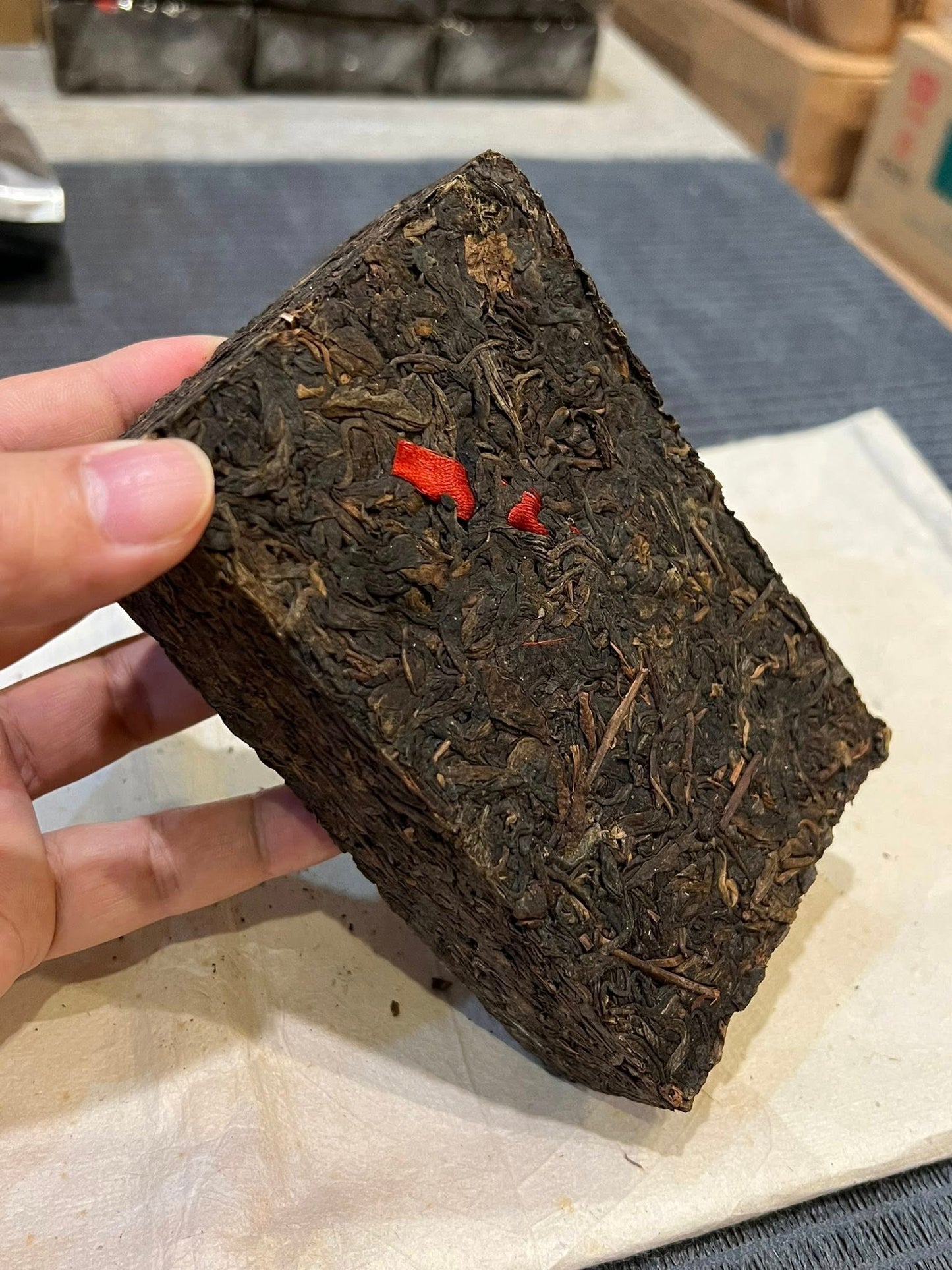 2002 FT Red Ribbon Raw Puerh Brick