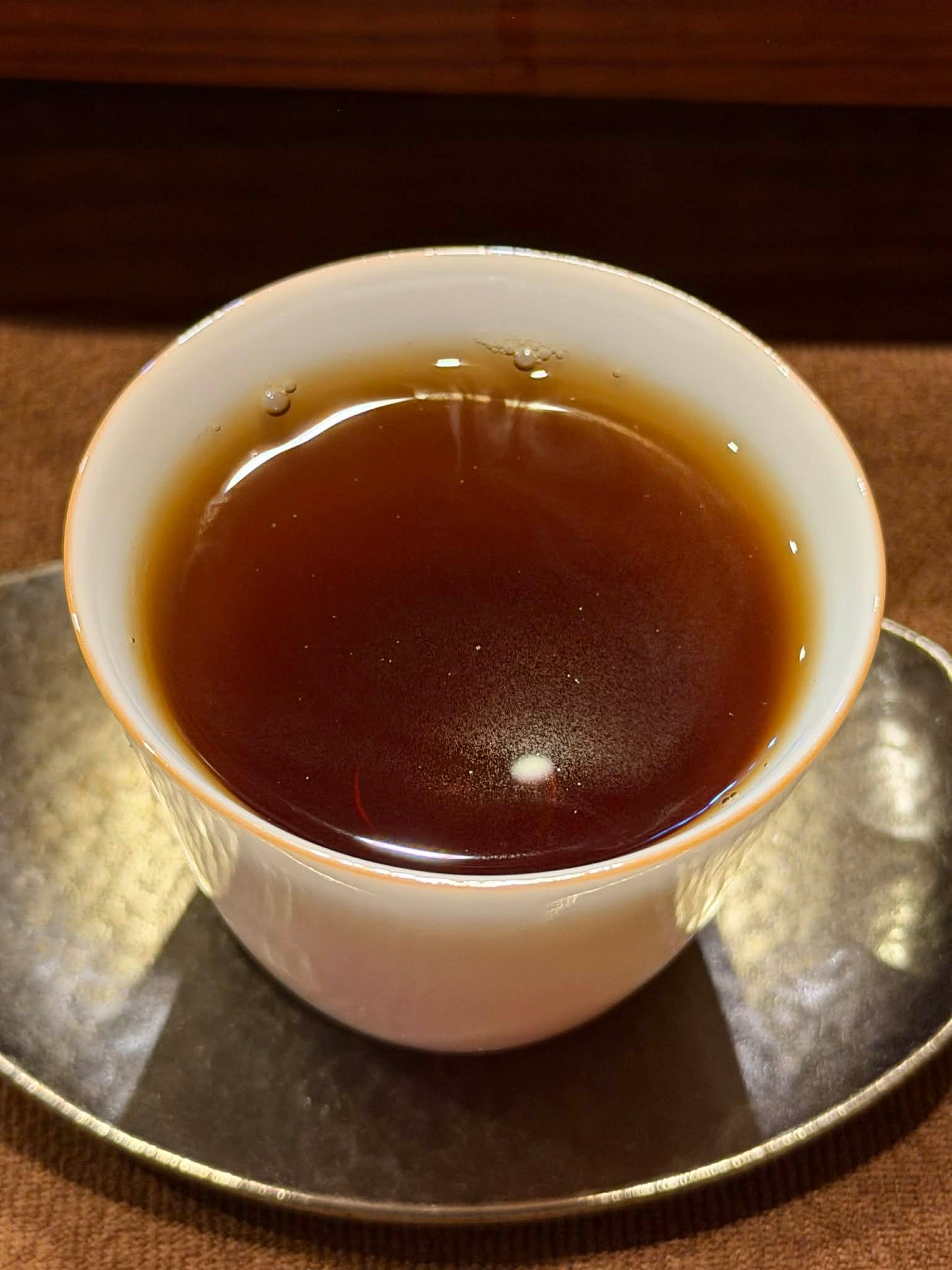 1980s Glossy Paper Special Grade Raw Puerh Brick