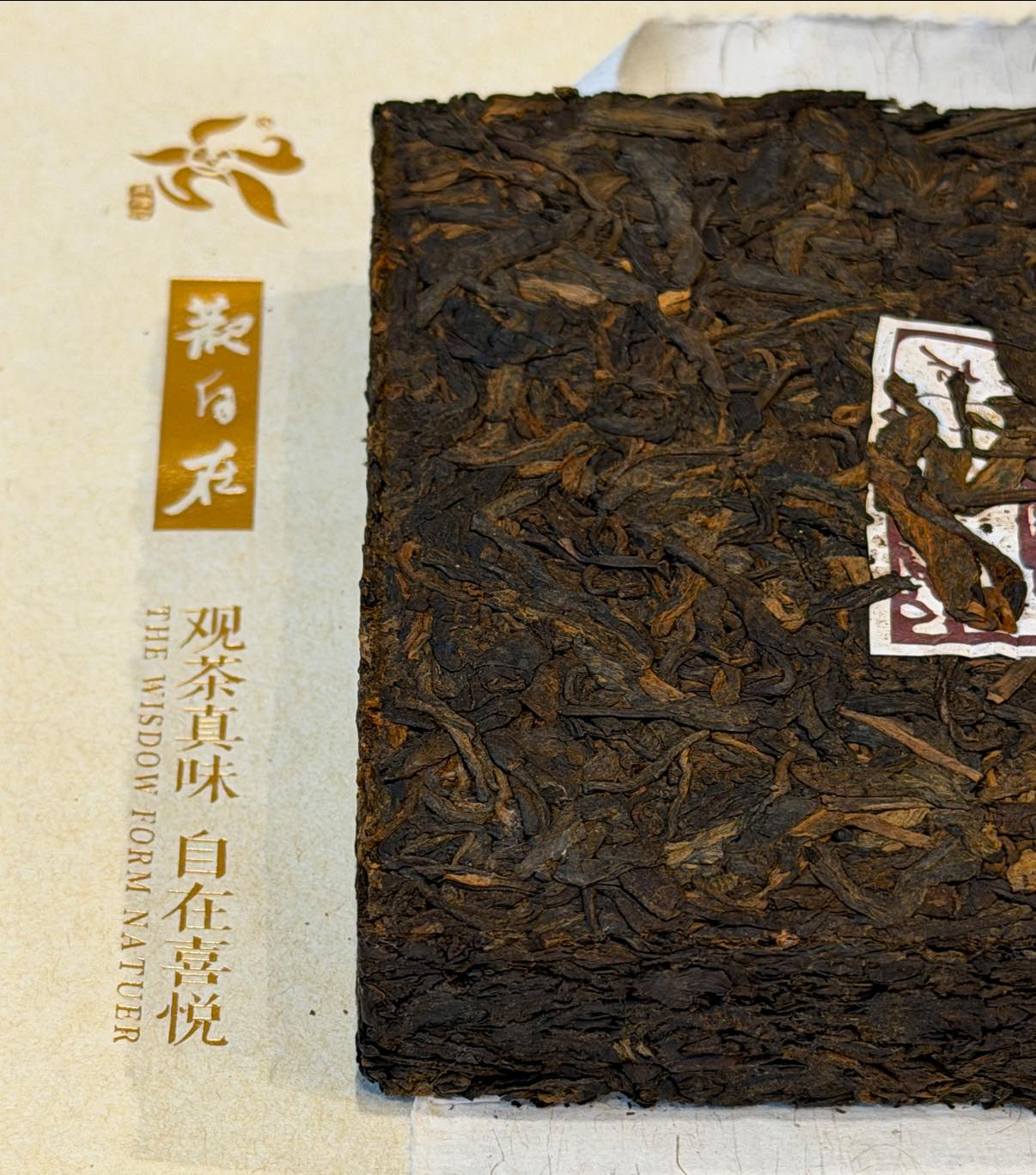 2019 Guanzizai Zhen Yun Brick Raw and Ripe