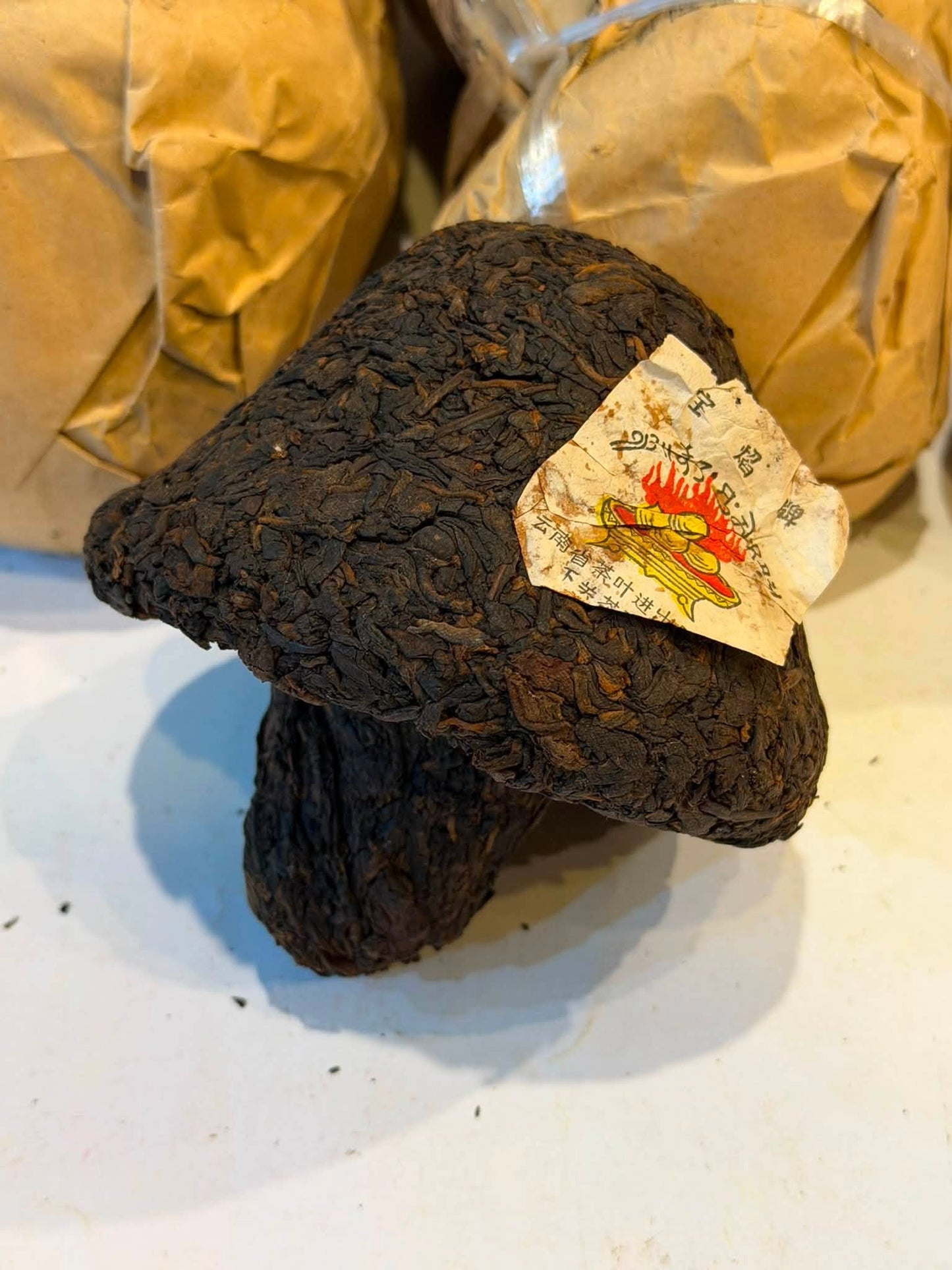 Late 80s to Early 90s Xiaguan Baoyan Jincha Ripe Puerh