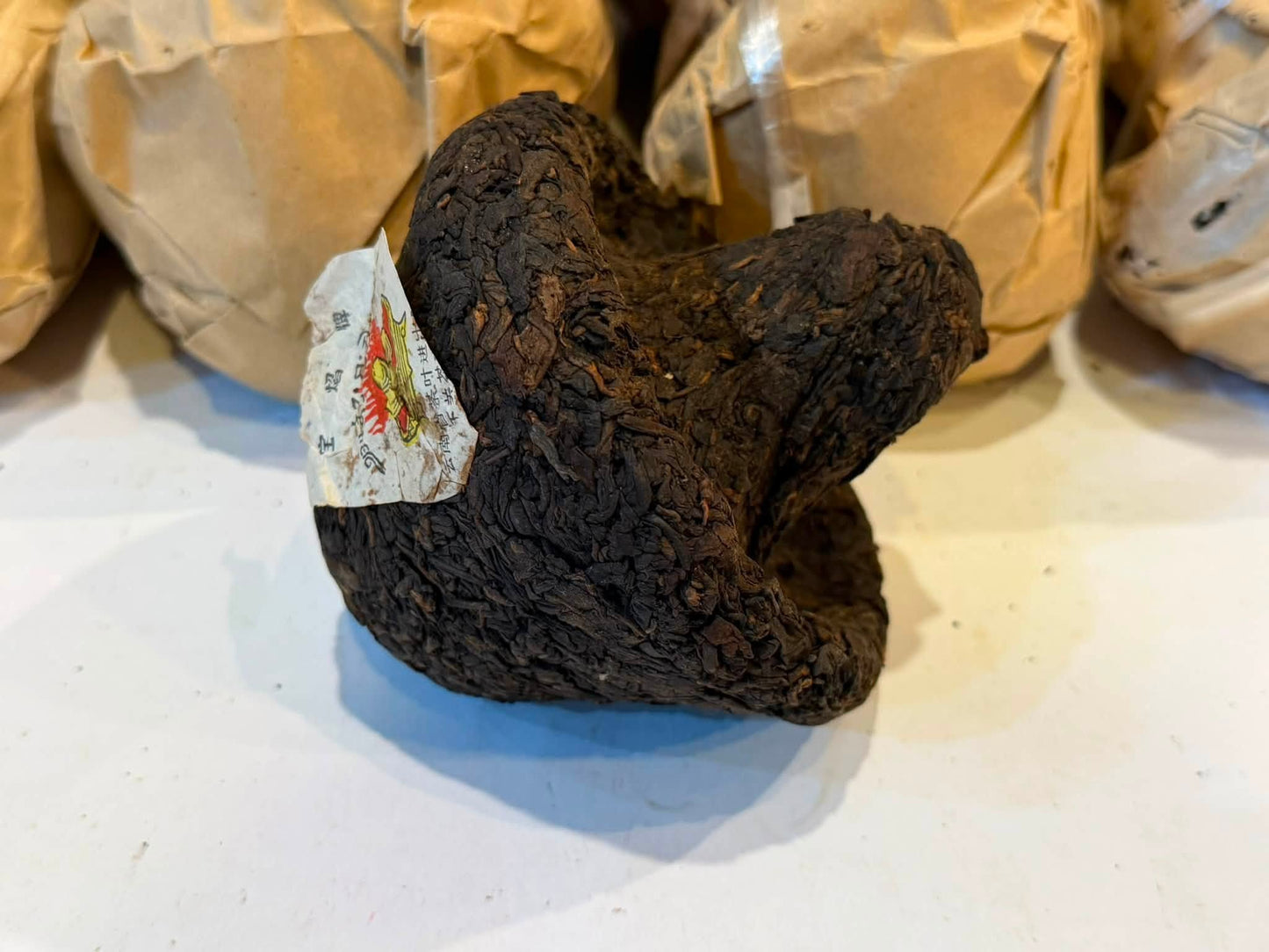 Late 80s to Early 90s Xiaguan Baoyan Jincha Ripe Puerh