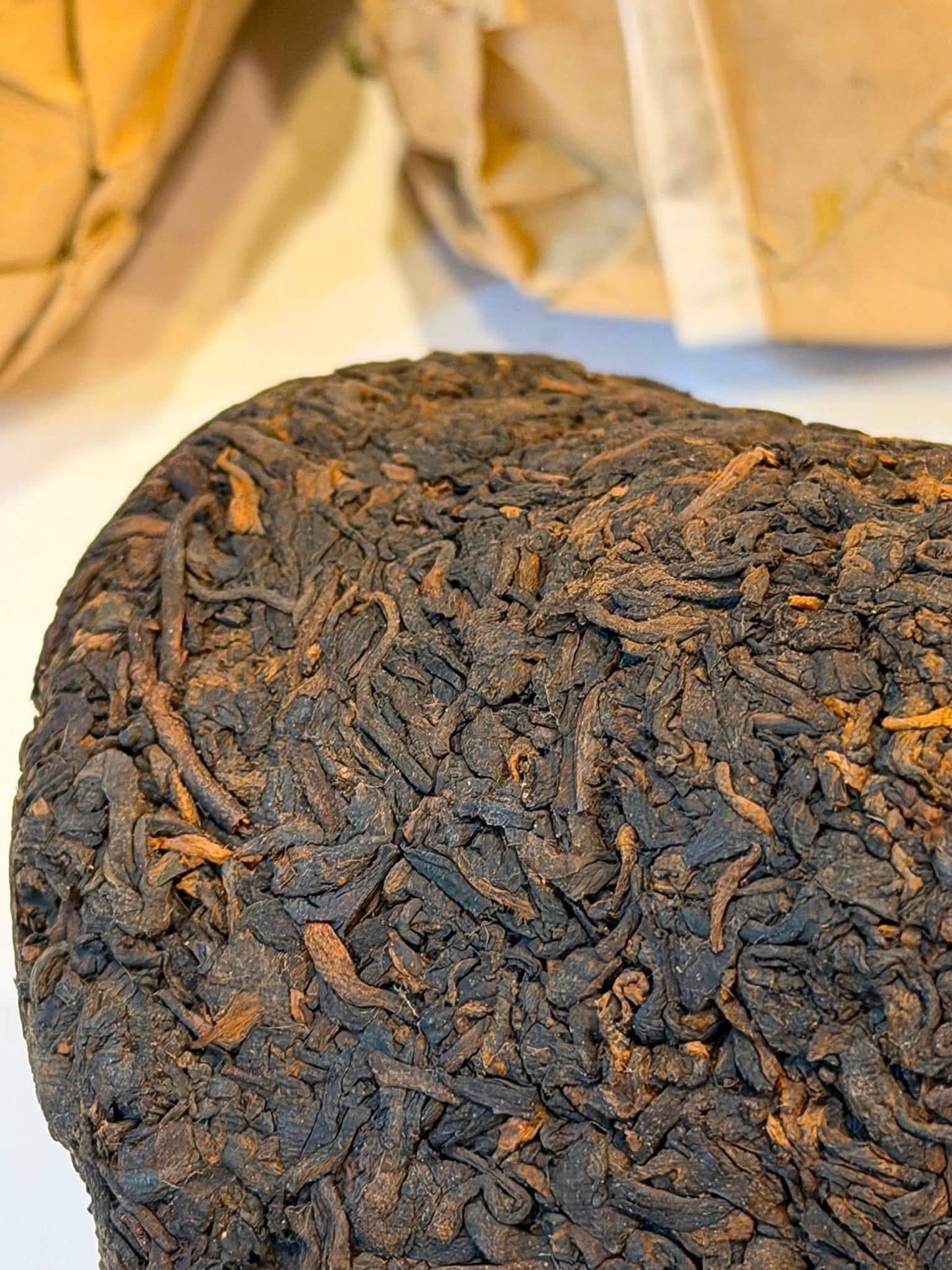 Late 80s to Early 90s Xiaguan Baoyan Jincha Ripe Puerh
