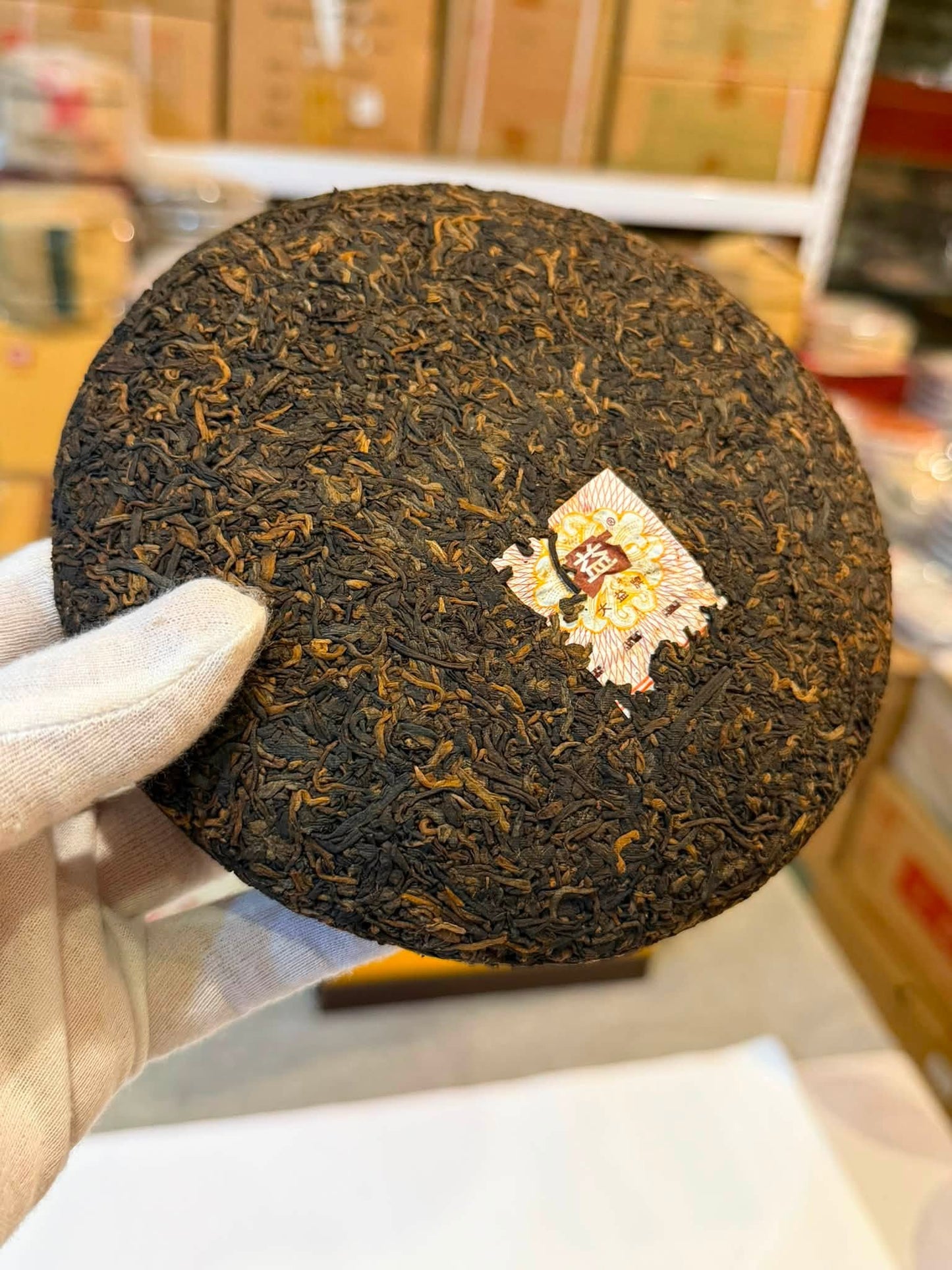 2009 Batch 901 Dayi Longzhu Yuan Cha Ripe Tea