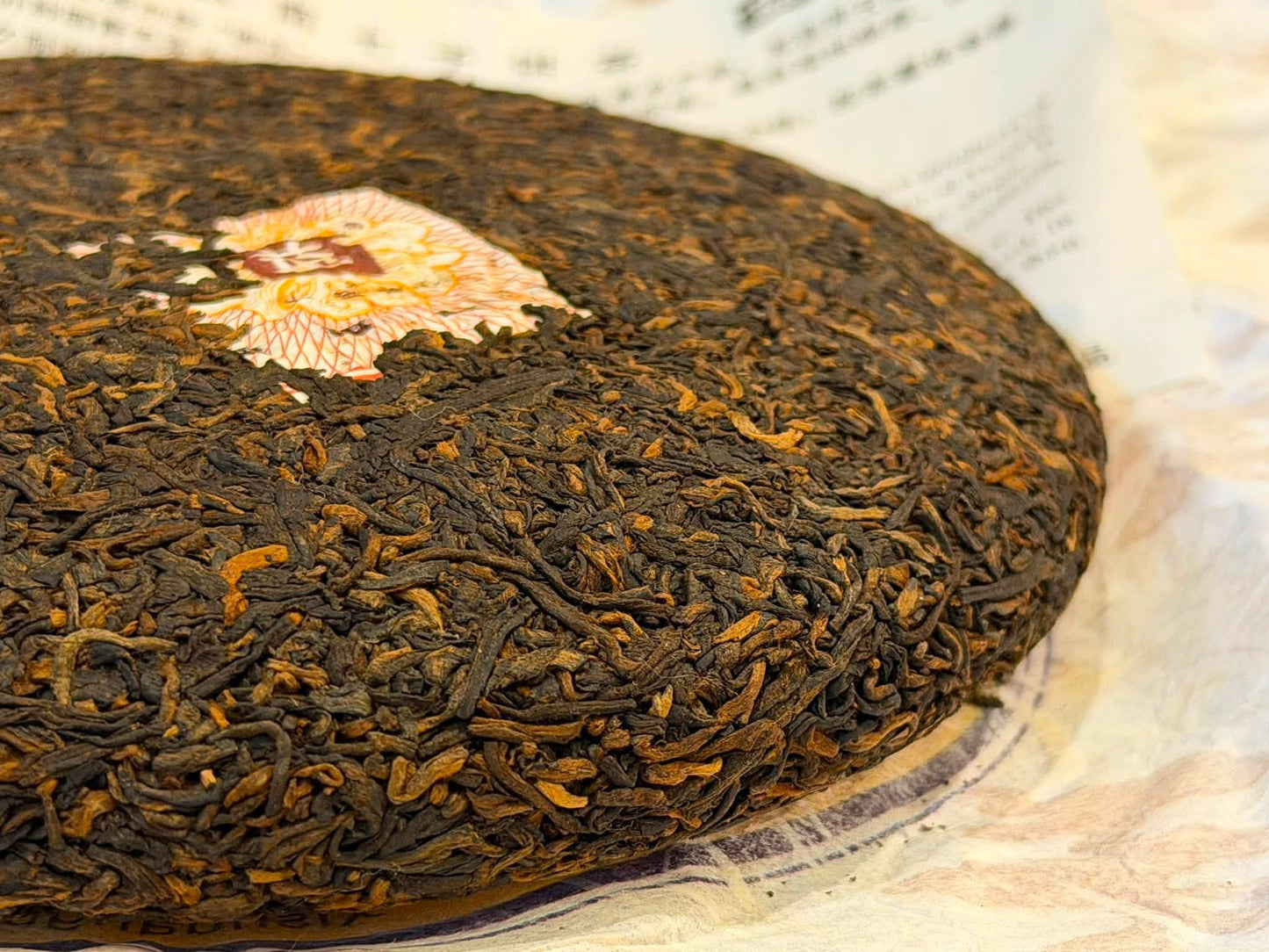 2009 Batch 901 Dayi Longzhu Yuan Cha Ripe Tea