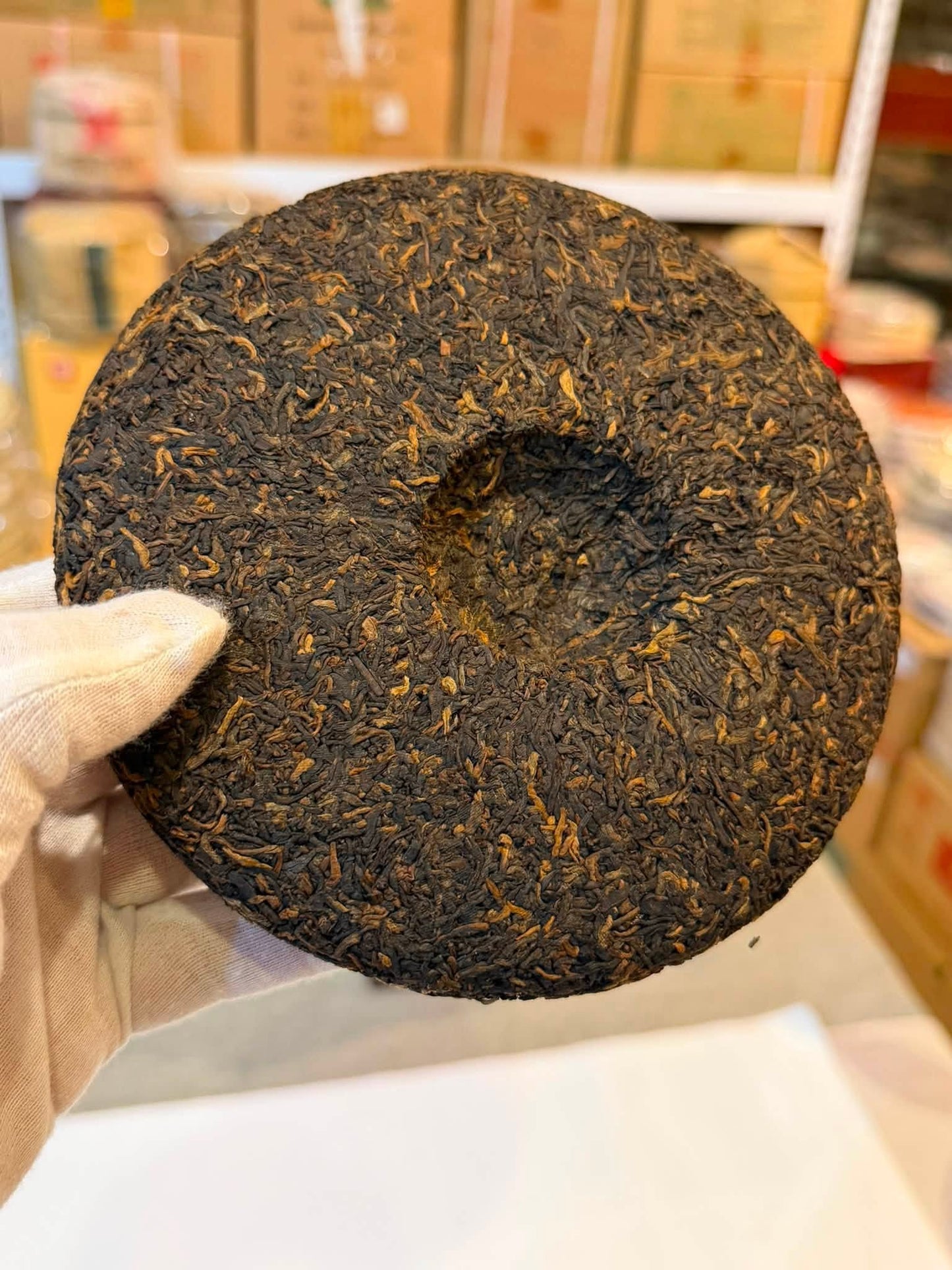 2009 Batch 901 Dayi Longzhu Yuan Cha Ripe Tea
