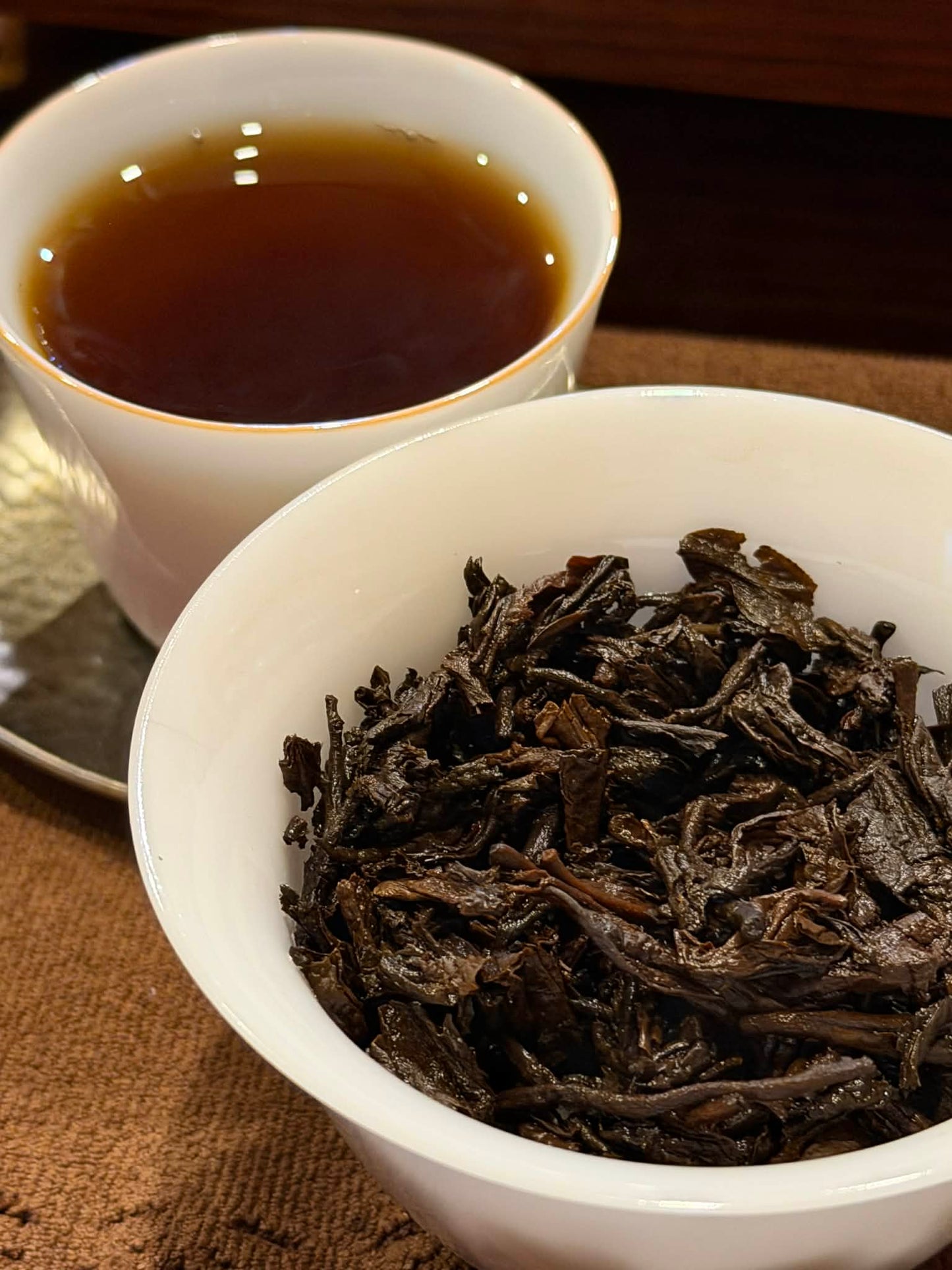 1980s Glossy Paper Special Grade Raw Puerh Brick