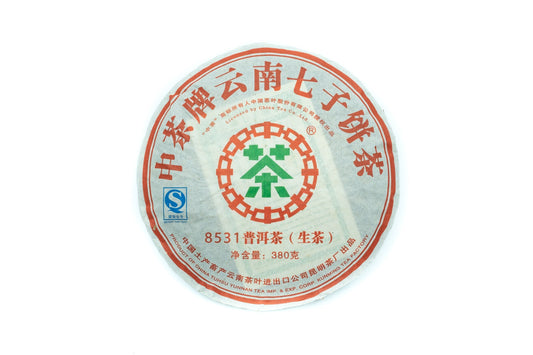 [Yeeon] 2007 Raw Pu-erh Tea Cake, 8531, Fine Grade Kunming Factory