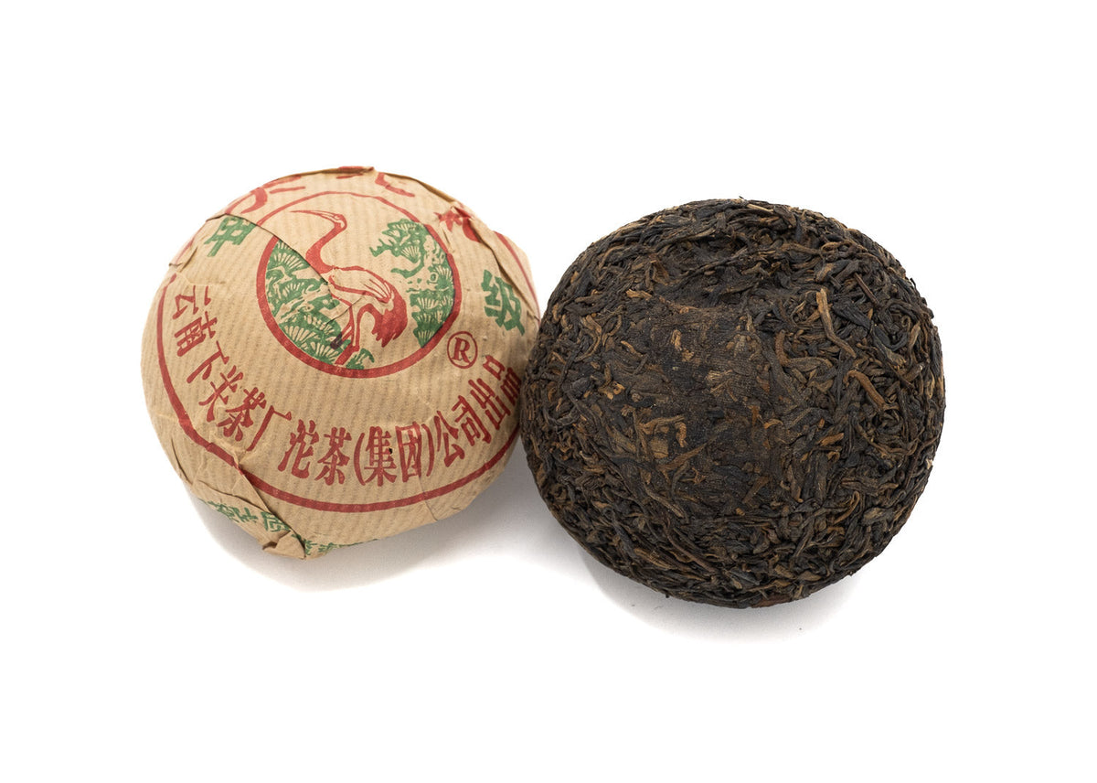 [Yeeon] 2001 Xiaguan Grade A Pine Crane Raw Toucha Pu-erh Tea