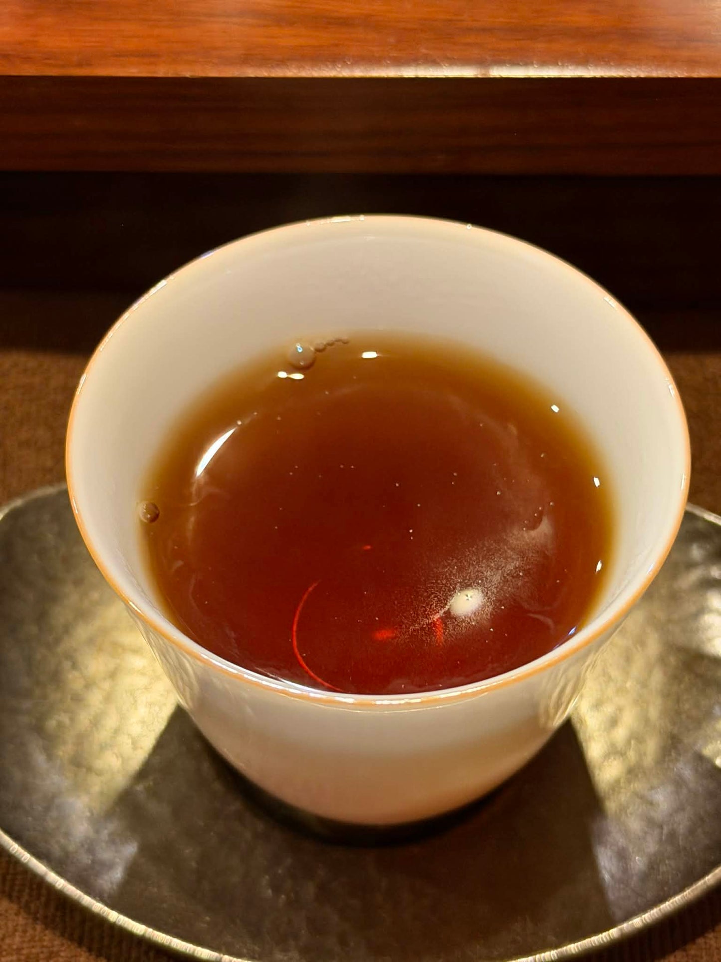 1980s Glossy Paper Special Grade Raw Puerh Brick