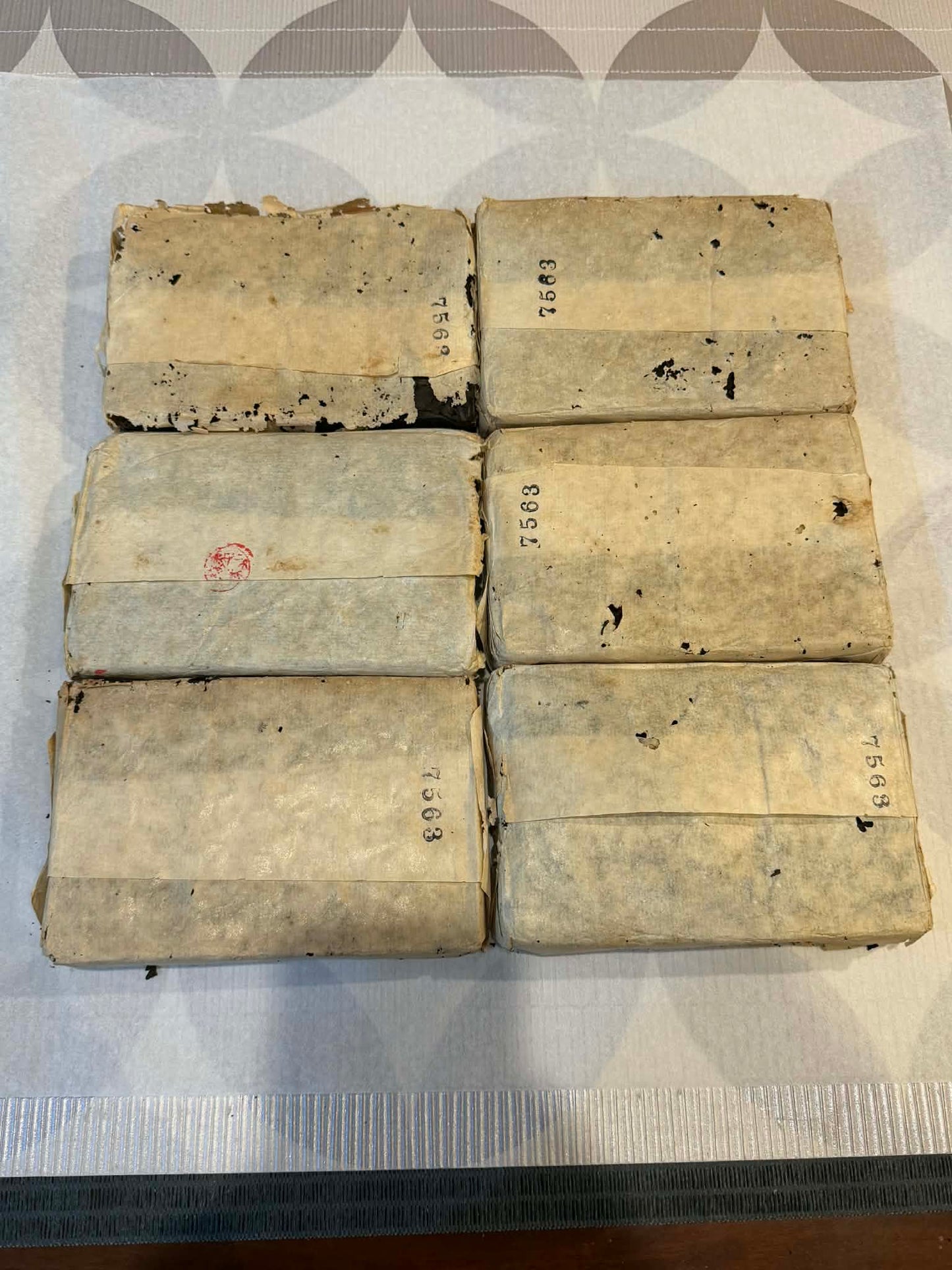 1980s Glossy Paper Ripe Puerh Brick